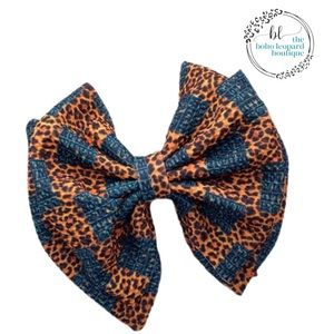 Girls Custom Fabric large HairBow